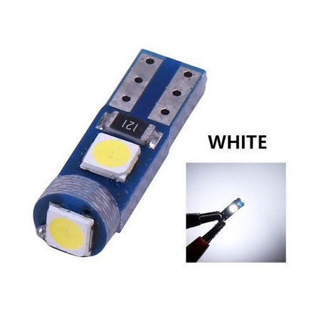 Ampoule Lumière LED T5 pour éclairage intérieur de voiture, W3W W1