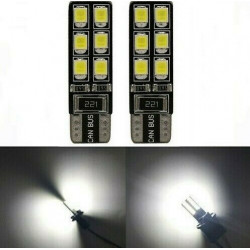 10x SMD LED Ampoule T10 W5W Canbus Veilleuse Plaque Voiture