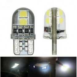 2x T10 W5W 2 SMD 5W LED Voiture Veilleuse Ampoules Lampe Blanc 6000K 12V