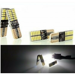 2 AMPOULES A 8 LED T10 SMD LAMPE VEILLEUSE BLANC XENON W5W ANTI ERREUR  CANBUS
