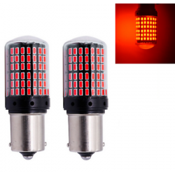 Ampoules LED BA15S P21W ORANGE Extra pour Voiture Clignotants 144SMD Canbus